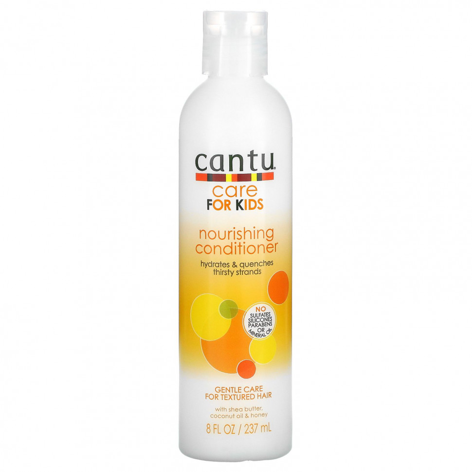Cantu, Care For Kids, питательный кондиционер, для текстурированных волос, 237 мл (8 жидк. Унций) CTU-01547