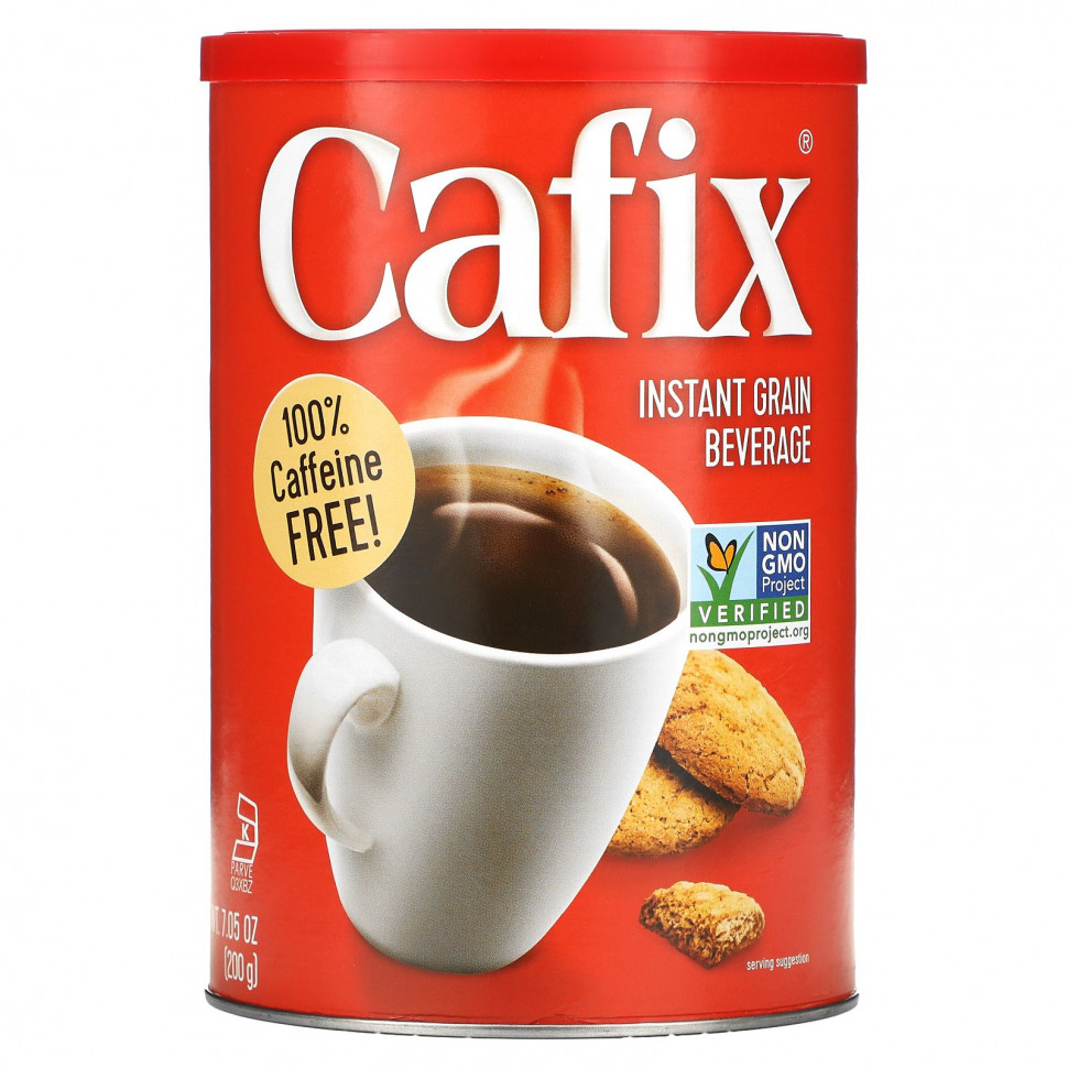 Cafix, Быстрорастворимый злаковый напиток, без кофеина, 200 г (7,05 унции) Кафикс CFX-02211
