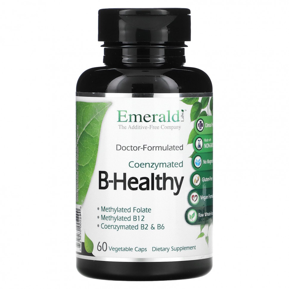 Emerald Laboratories, B-Healthy, 60 вегетарианских капсул Эмеральд Лабораторис EMR-00229