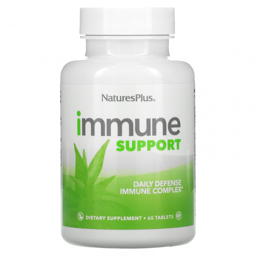 NaturesPlus, Immune Support, Daily Defense Immune Complex, 60 Tablets Натурес Плюс NAP-41001