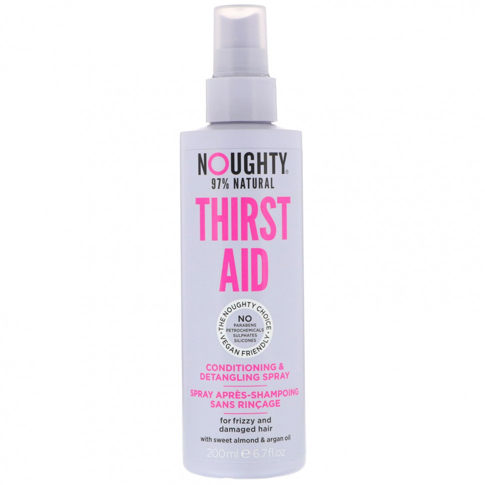 Noughty, Thirst Aid, ухаживающий спрей для распутывания волос, 200 мл NGY-01234