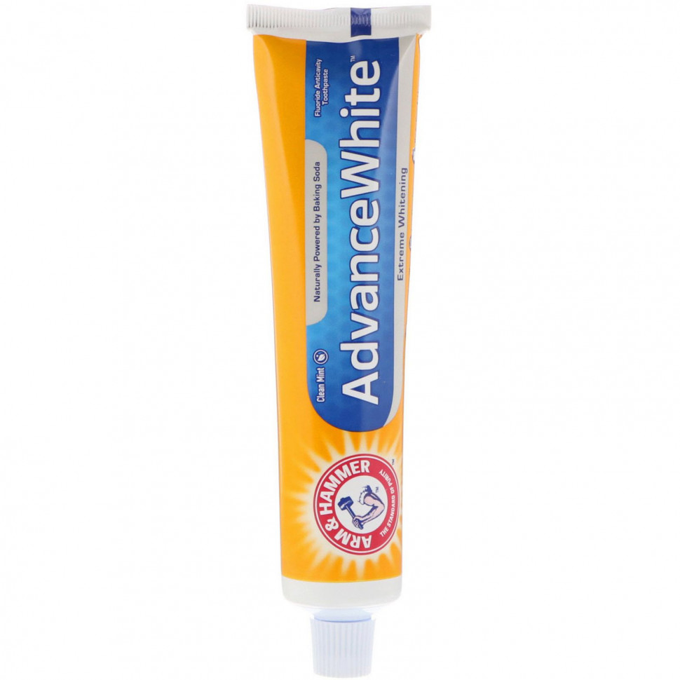 Arm & Hammer, Advance White, Baking Soda & Peroxide Toothpaste, Extreme Whitening with Stain Defense, 6.0 oz (170 g) ARH-18626