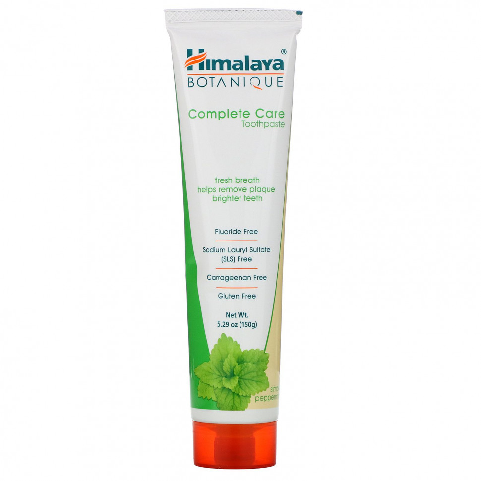 Himalaya, Зубная паста Complete Care, Simply Peppermint, 5,29 oz (150 г) Хималая Хербал Хэлскэр HIM-20025