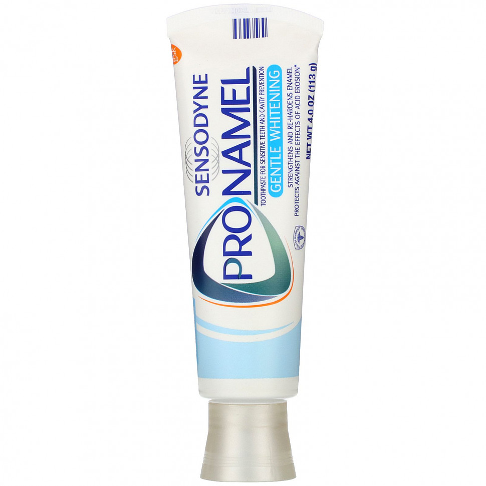 Sensodyne, ProNamel, мягкая отбеливающая зубная паста, 113 г (4,0 унции) SSD-85000