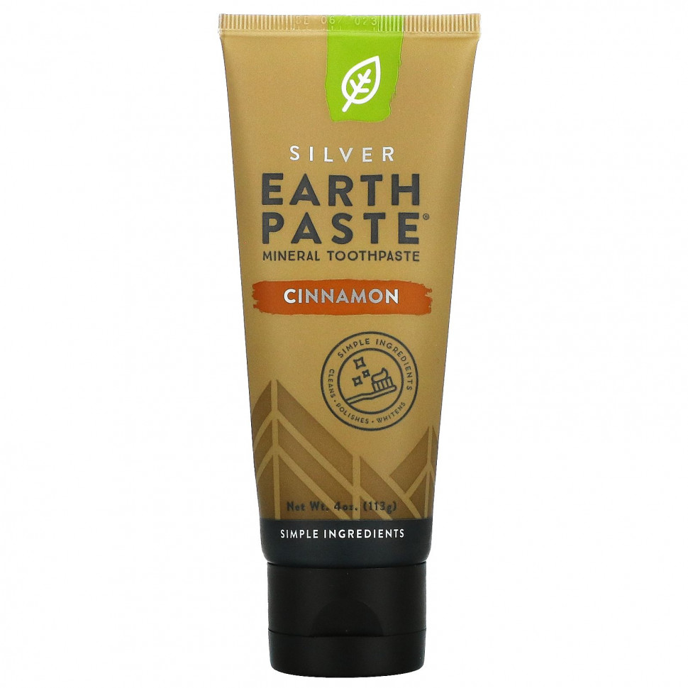 Redmond Trading Company, Earthpaste, минеральная зубная паста, корица, 113 г (4 унции) Рэдмонд Трэйдинг Компани RTC-10524