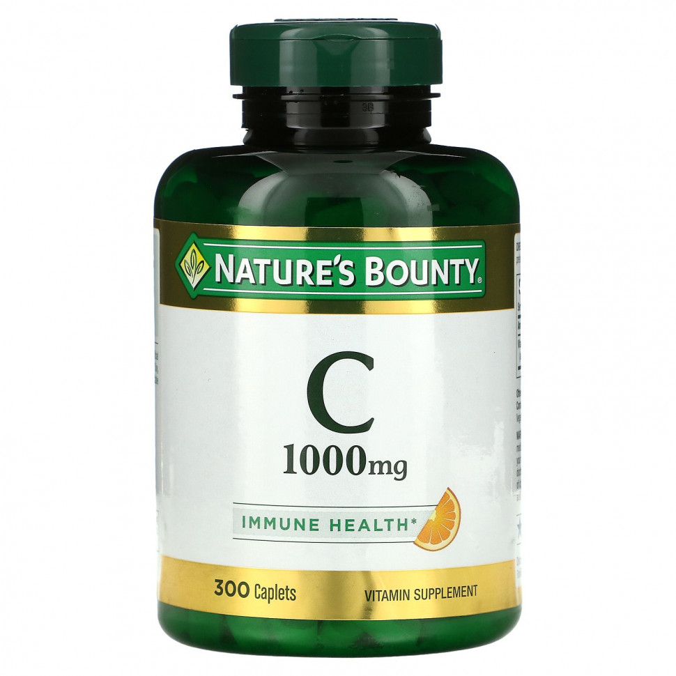 Nature's Bounty, Витамин C, 1000 мг, 300 капсул Натурес Баунти NRT-00993