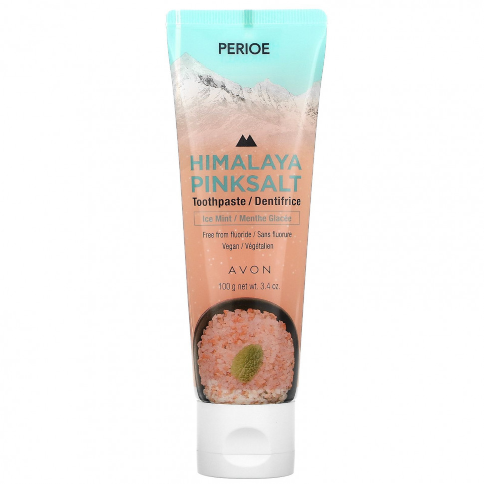 Perioe, Зубная паста с розовой солью Himalaya, ледяная мята, 3,4 унции (100 г) POE-30113