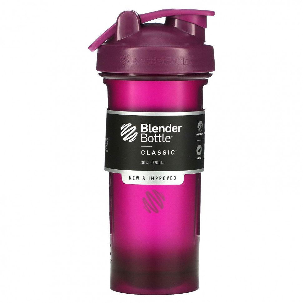 Blender Bottle, Classic with Loop, сливовый, 828 мл (28 унций) Сандеса SDS-05737