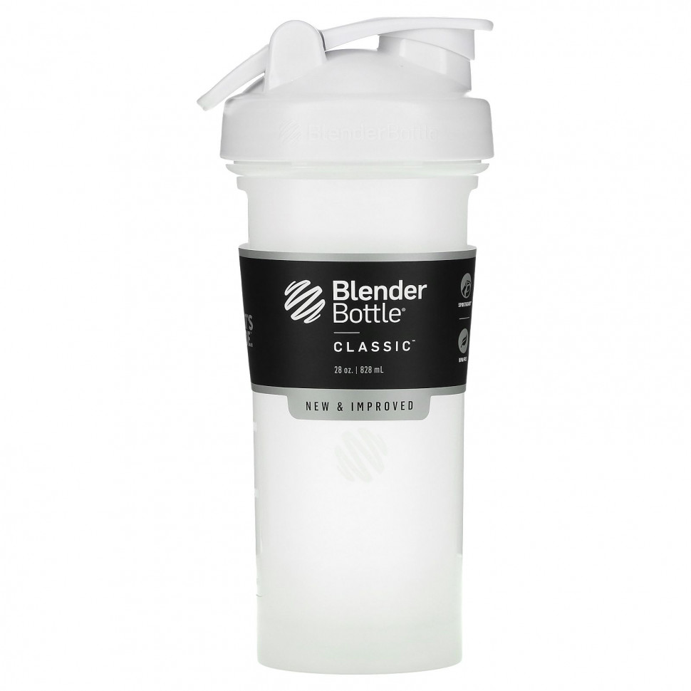 Blender Bottle, Classic with Loop, белый, 828 мл (28 унций) Сандеса SDS-05733