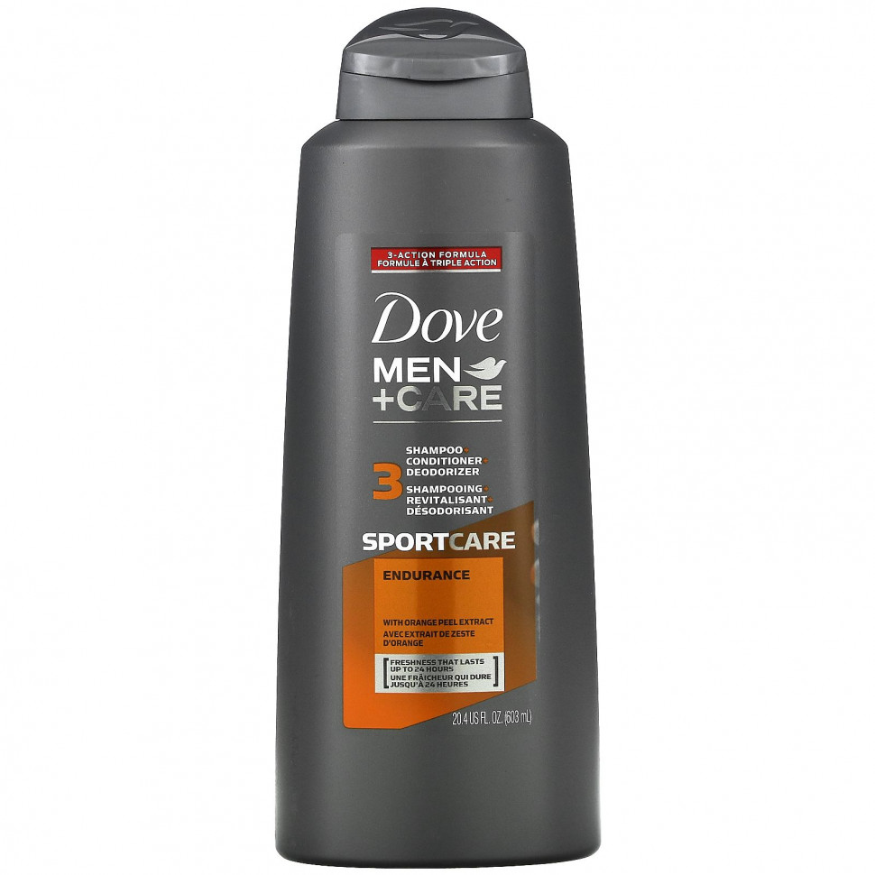 Dove, Men + Care, 3 шампуня + кондиционер + дезодорант, SportCare, 20,4 жидких унций (603 мл) DVE-47224