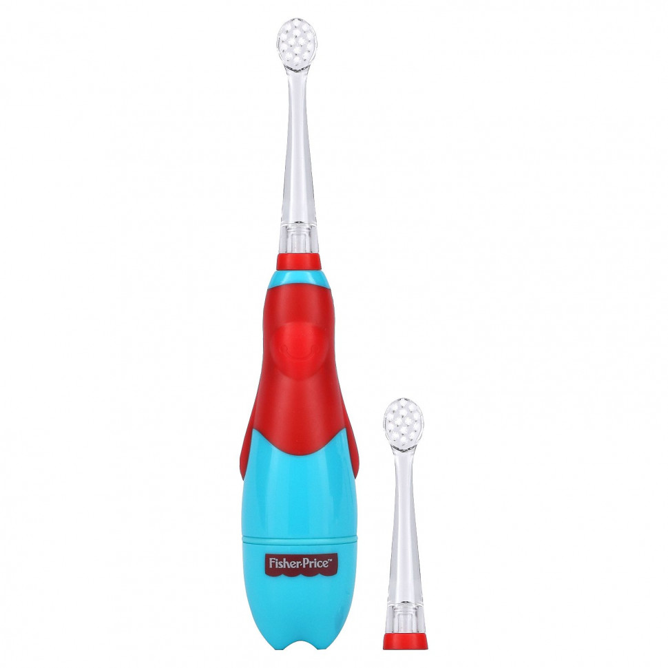 Fisher-Price, BrushBuddies, My First Soniclean, от 6 месяцев, 1 зубная щетка + головка для массажа десен FRP-70242