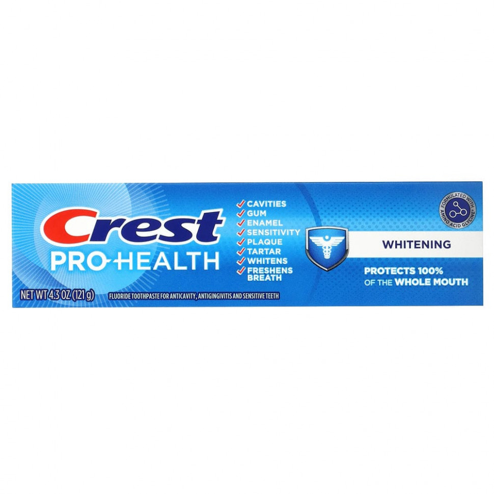 Crest, Pro-Health, зубная паста с фтором, отбеливающая, 121 г (4,3 унции) CRR-05728