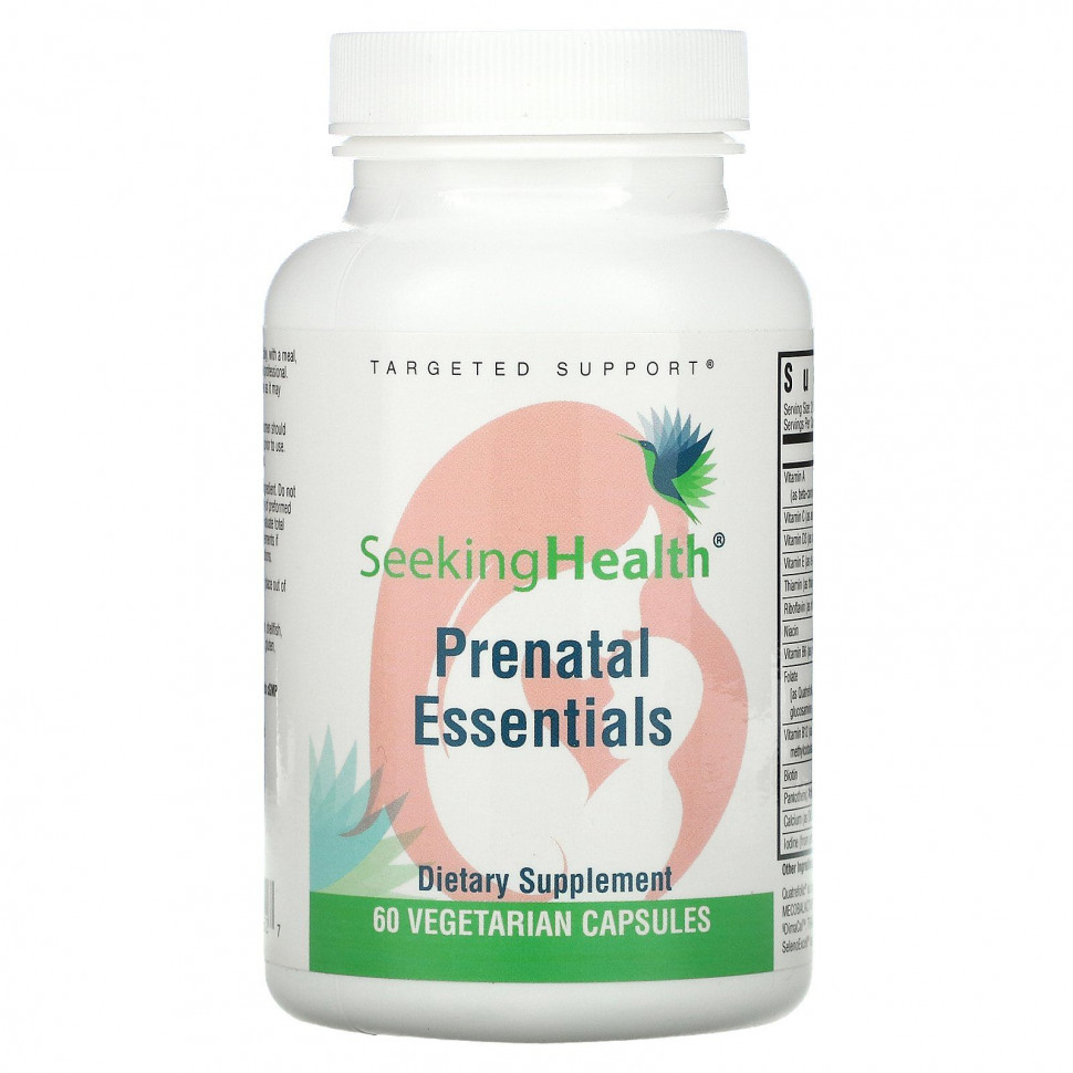 Seeking Health, Prenatal Essentials, 60 вегетарианских капсул SKH-52152