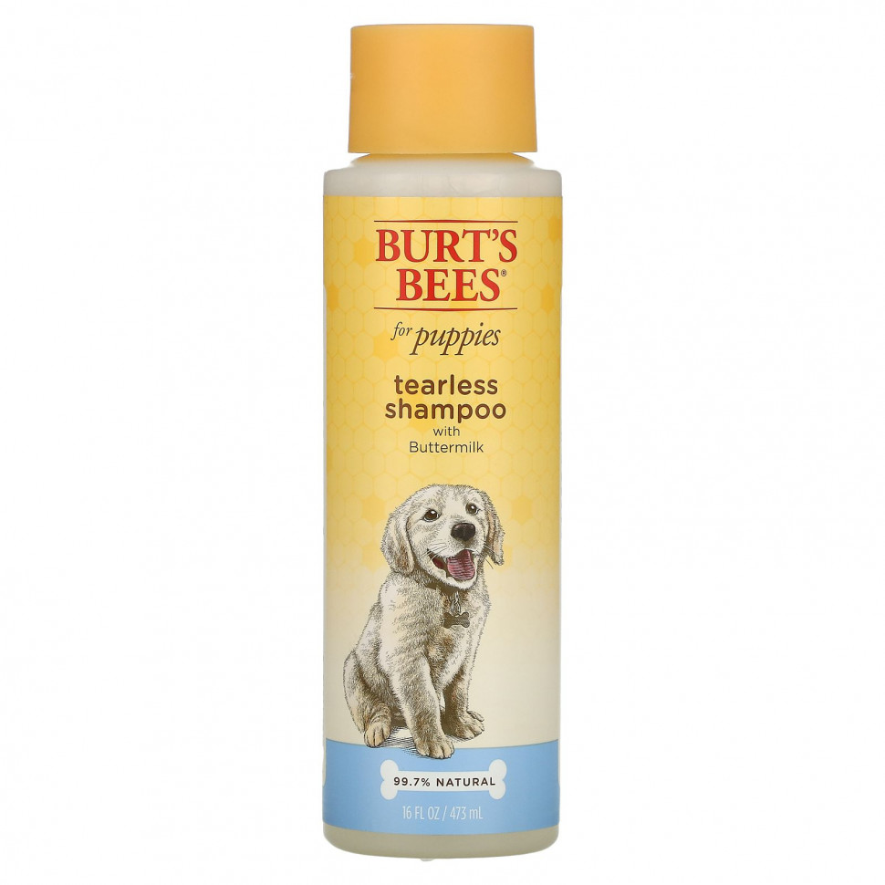 Burt's Bees, Шампунь для щенков с пахтой, 473 мл (16 жидк. Унций) BRT-77215