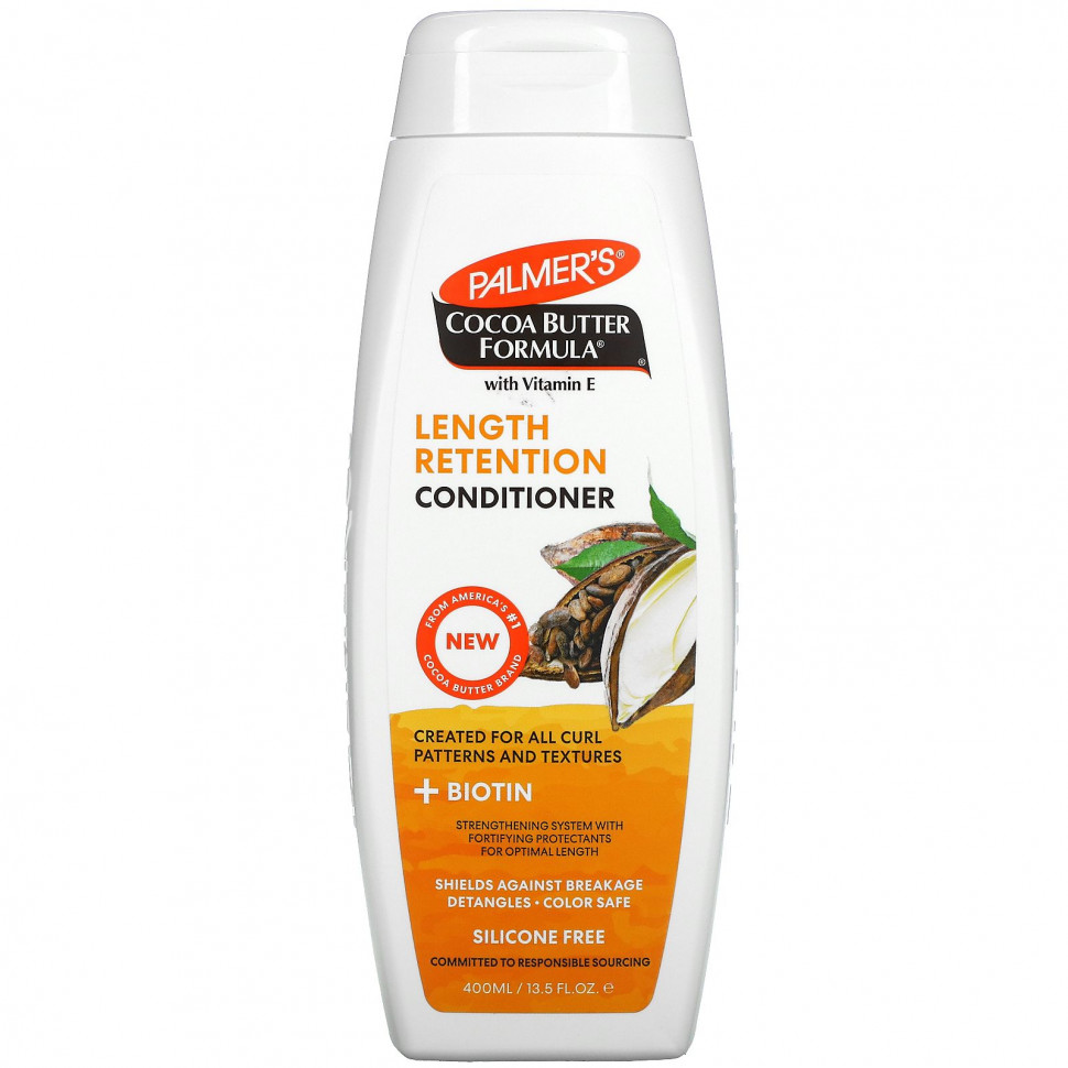 Palmer's, Length Retention Conditioner, Coconut Oil, With Vitamin E, 13.5 fl oz (400 ml) Палмерс PAL-04802