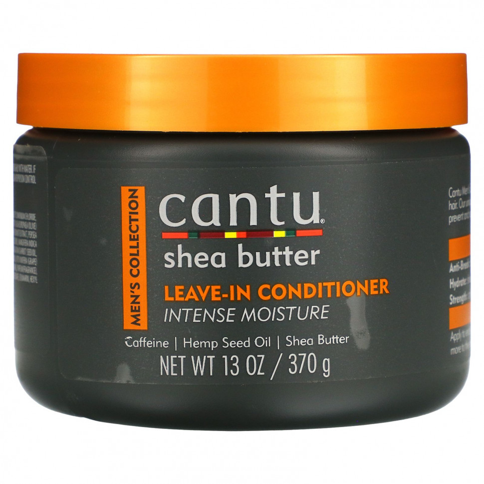 Cantu, Men's Collection, несмываемый кондиционер с маслом ши, 370 г (13 унций) CTU-01677
