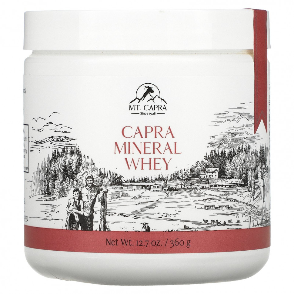 Mt. Capra, Минеральная козья сыворотка, 12.7 унций (360 г) Мт Капра MTC-00360