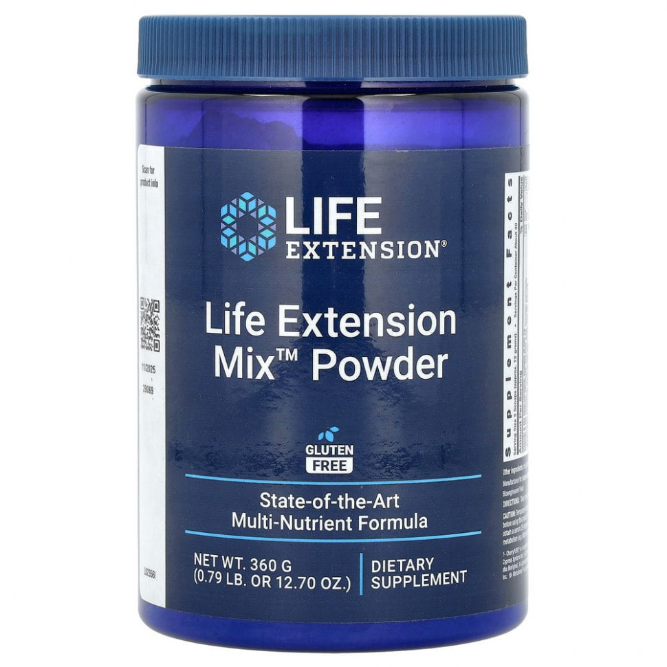 Life Extension, Mix, порошок, 360 г (12,70 унции) Лайф Экстэншн LEX-23561