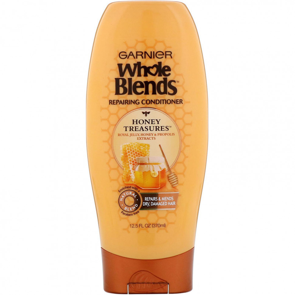 Garnier, Восстанавливающий кондиционер Whole Blends, «Медовые сокровища», 370 мл GNR-45946