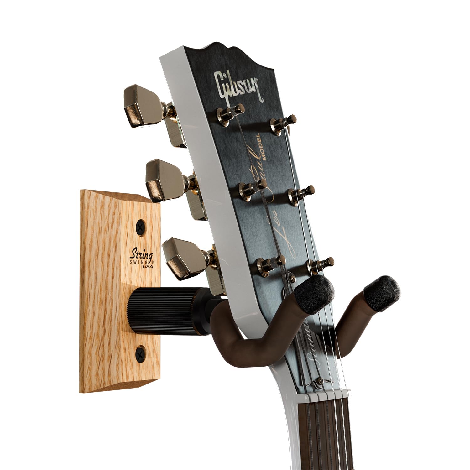 String Swing CC01K Настенный жесткий держатель для гитары из твердого дерева Акустическая Электрогитара Сделано в США коричневый Yamato Bridge