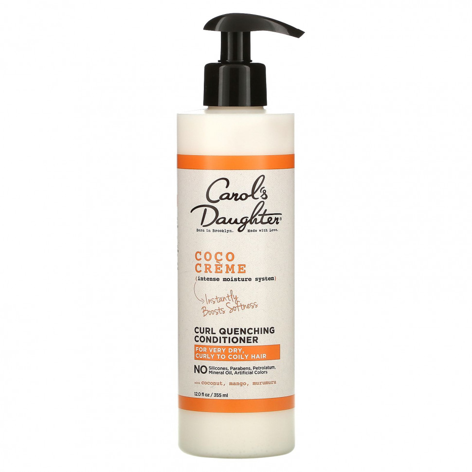 Carol's Daughter, Coco Creme, Intense Moisture System, кондиционер для подавления локонов, для очень сухих, вьющихся волос, 355 мл (12 жидк. Унций) CSD-00257