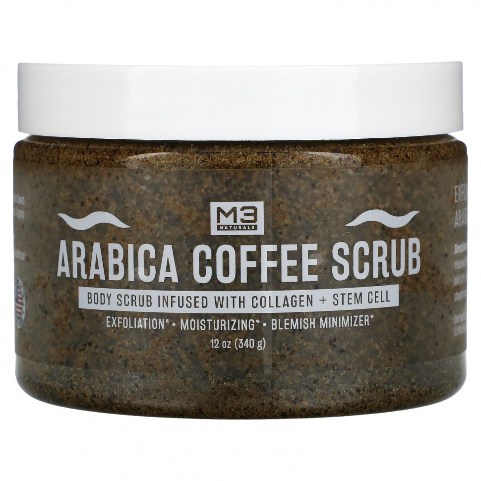 M3 Naturals, Скраб с кофе арабика, 340 г (12 унций) MTN-37107