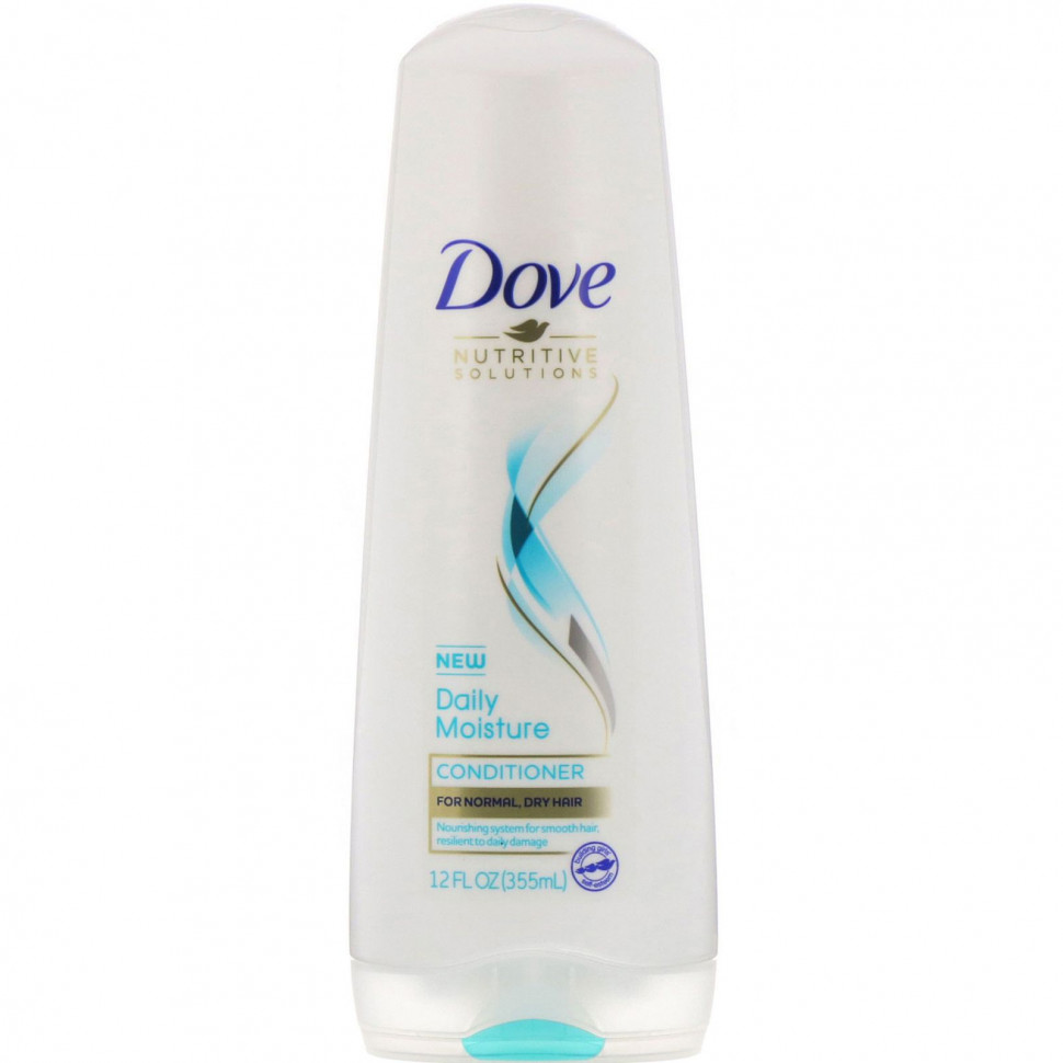 Dove, Nutritive Solutions, ежедневный увлажняющий шампунь, для нормальных и сухих волос, 355 мл (12 жидк. унций) DVE-86670