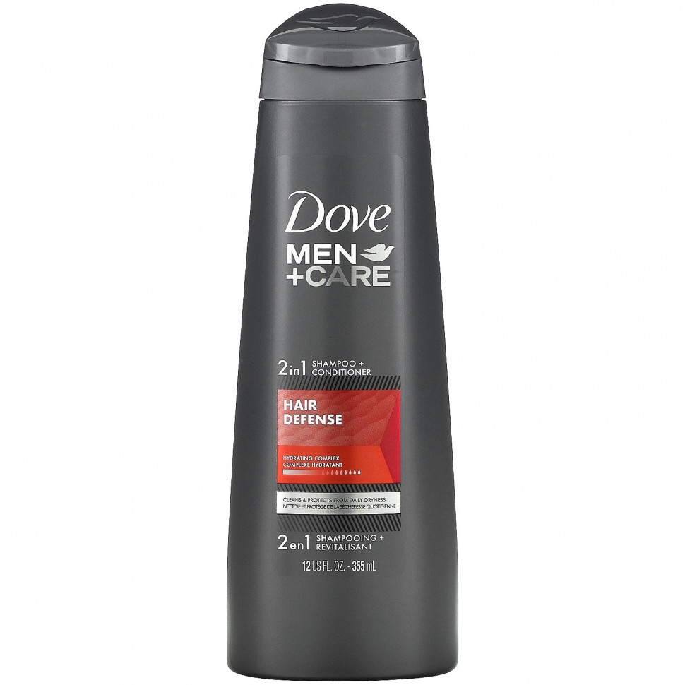 Dove, Men + Care, шампунь и кондиционер 2 в 1, защита волос, 355 мл (12 жидк. Унций) DVE-47990