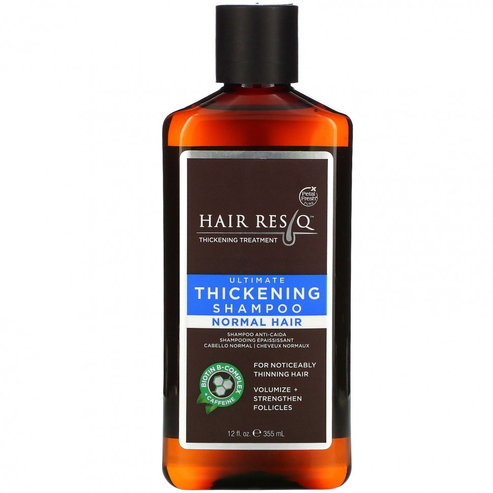 Petal Fresh, Hair ResQ, шампунь для максимального утолщения, для нормальных волос, 355 мл (12 жидк. унций) Пэтал Фрэш PFH-41101