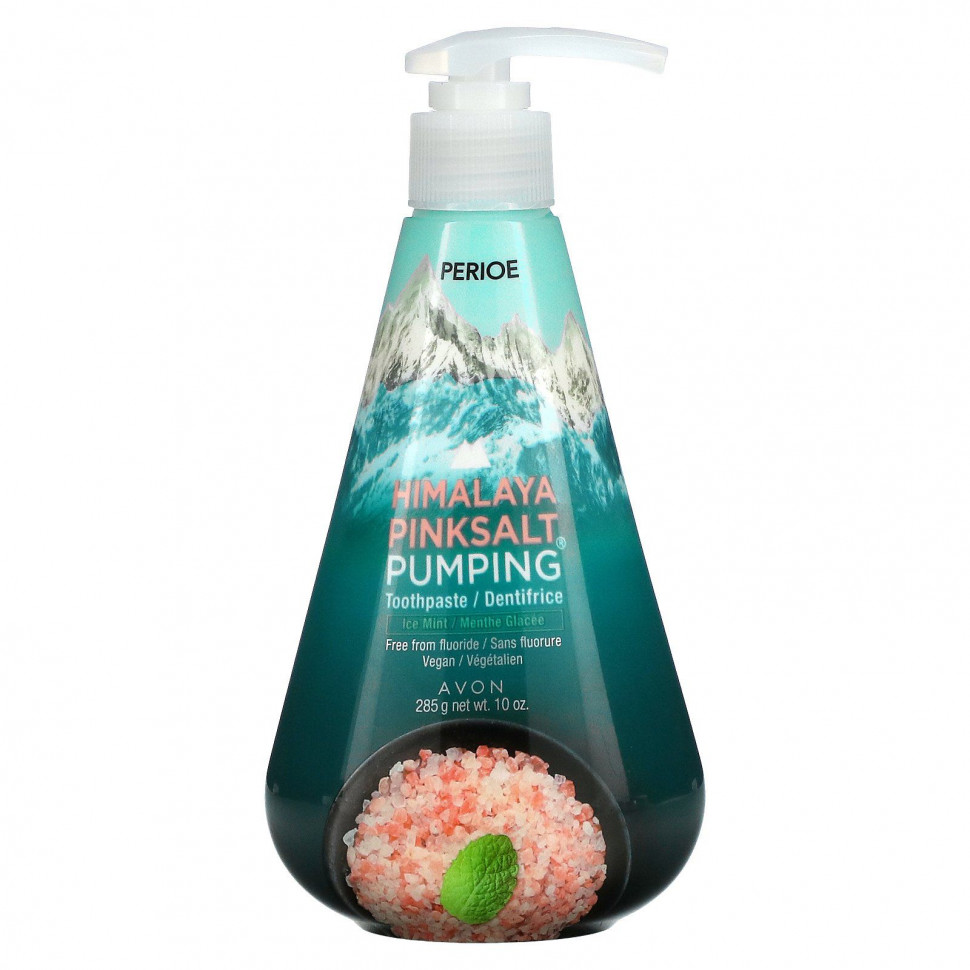 Perioe, Himalaya Pink Salt, зубная паста со льдом и мятой, 285 г (10 унций) POE-30114