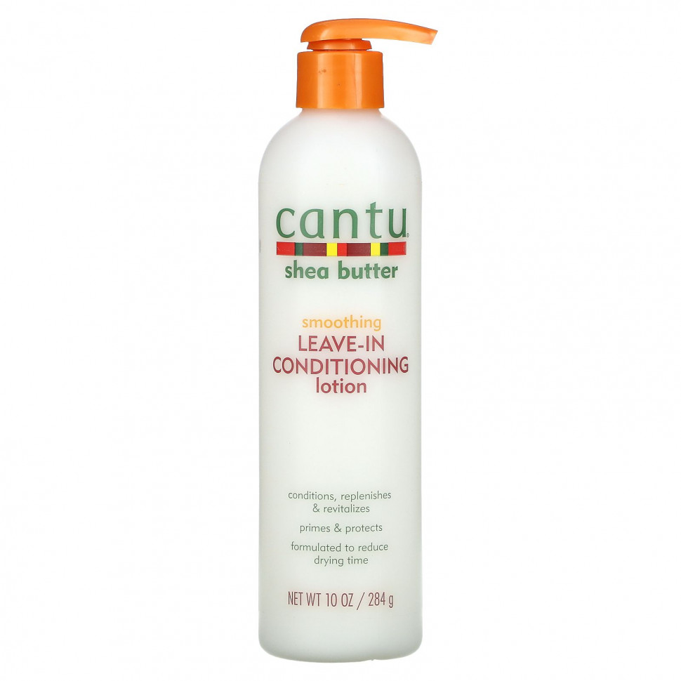 Cantu, Масло ши, разглаживающий несмываемый кондиционер, 284 г (10 унций) CTU-01621