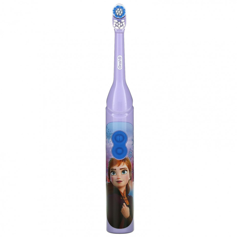 Oral-B, детская зубная щетка на батарейках, мягкая, «Холодное сердце», 1 шт. ORL-12569