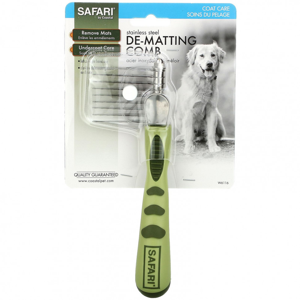 Safari, Матирующий гребень из нержавеющей стали, 1 гребешок AFA-51304