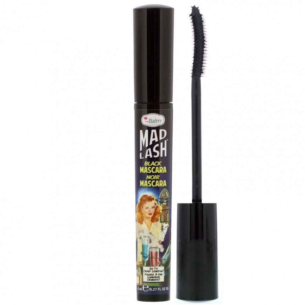 theBalm Cosmetics, Mad Lash Mascara, черная, 8 мл (0,27 жидк. Унции) зеБалм Косметикс TBM-80673