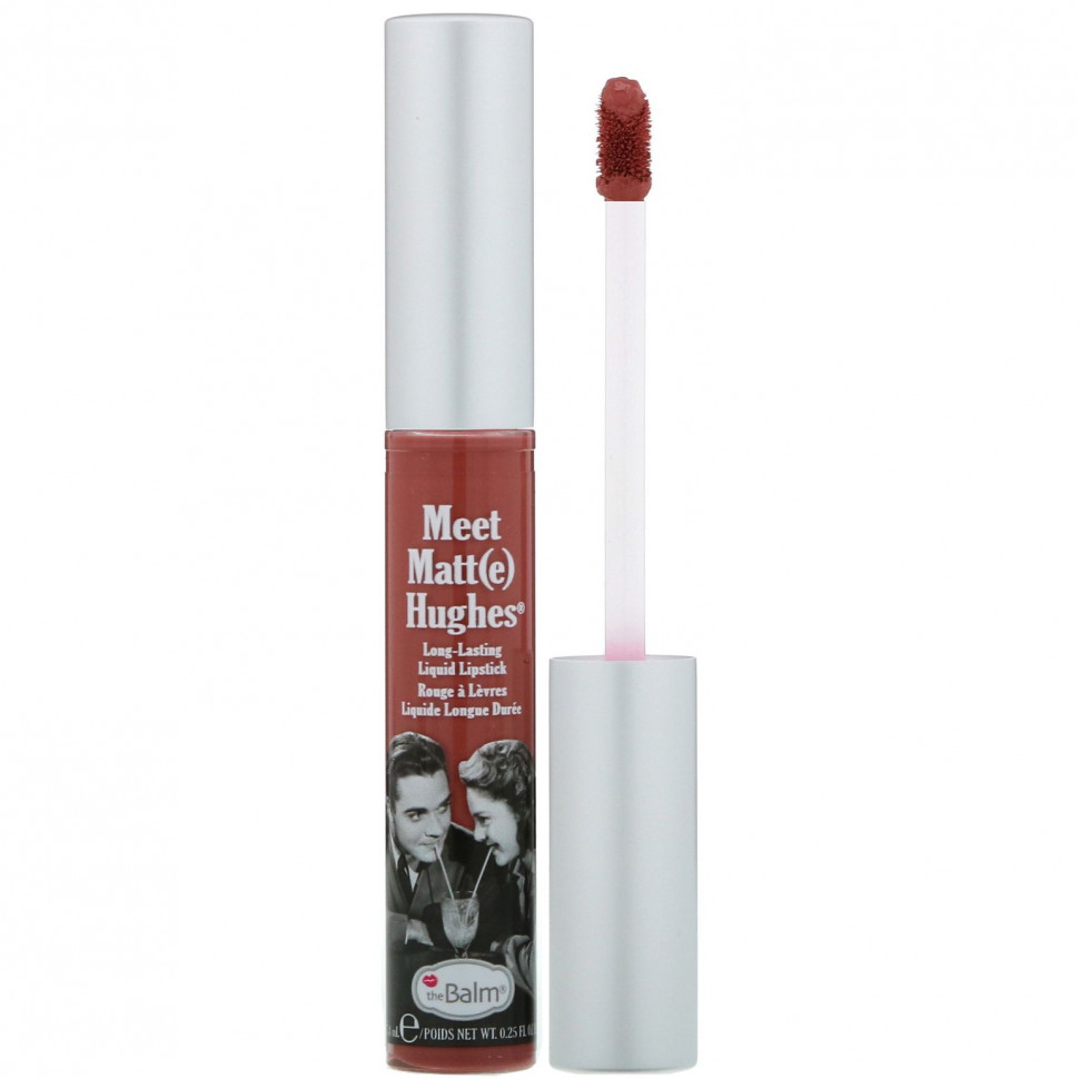theBalm Cosmetics, Meet Matt(e) Hughes, стойкая жидкая помада, оттенок Committed, 7,4 мл зеБалм Косметикс TBM-80511