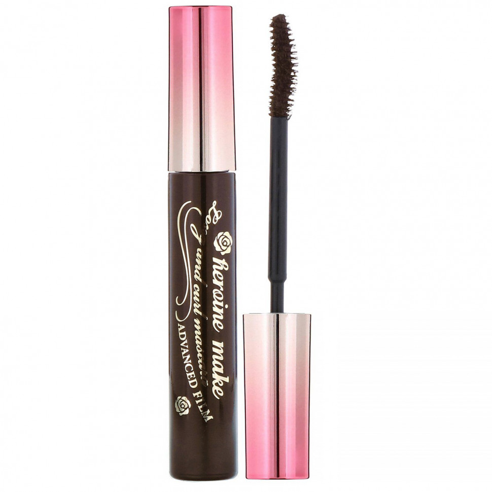KissMe, Heroine Make, Тушь для ресниц Long & Curl, Advanced Film, # 02 Коричневая, 0,21 унции (6 г) Киссми KSS-03707