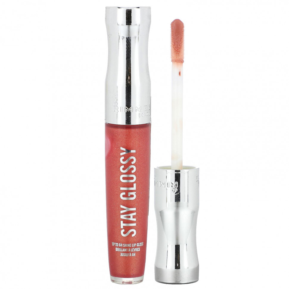 Rimmel London, Stay Glossy, блеск для губ, оттенок 640 All Day Seduction, 5,5 мл (0,18 жидк. унции) Риммель Лондон RIM-05899