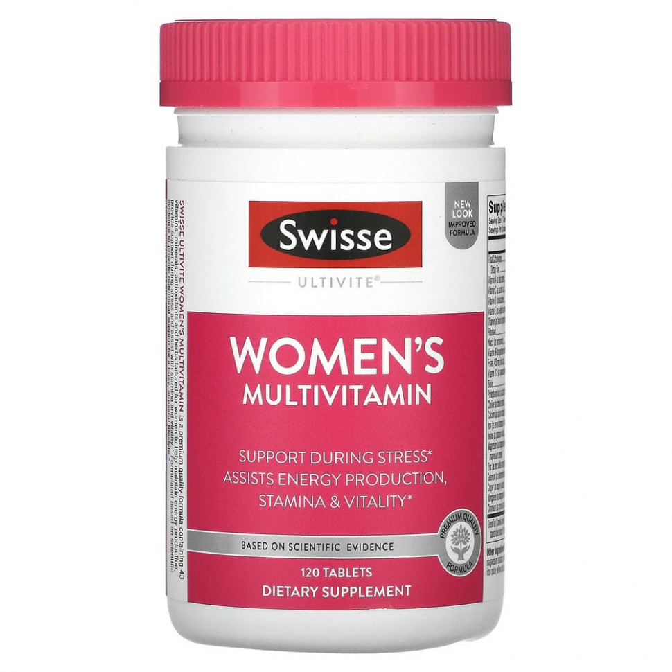 Swisse, Мультивитамины для женщин, 120 таблеток Свисс SWW-85802