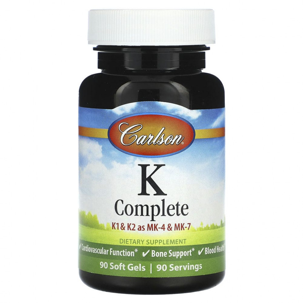 Carlson, K-Complete, 90 капсул CAR-10420