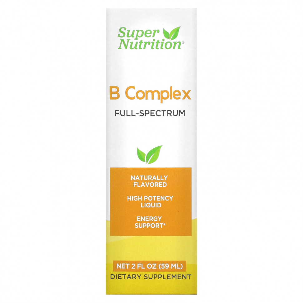 Super Nutrition, комплекс витаминов группы B, 59 мл (2 жидк. унции) SPN-02198
