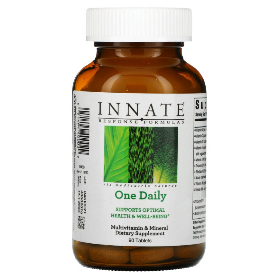 Innate Response Formulas, One Daily, 90 таблеток Иннэйт Респонс формулас INN-40002