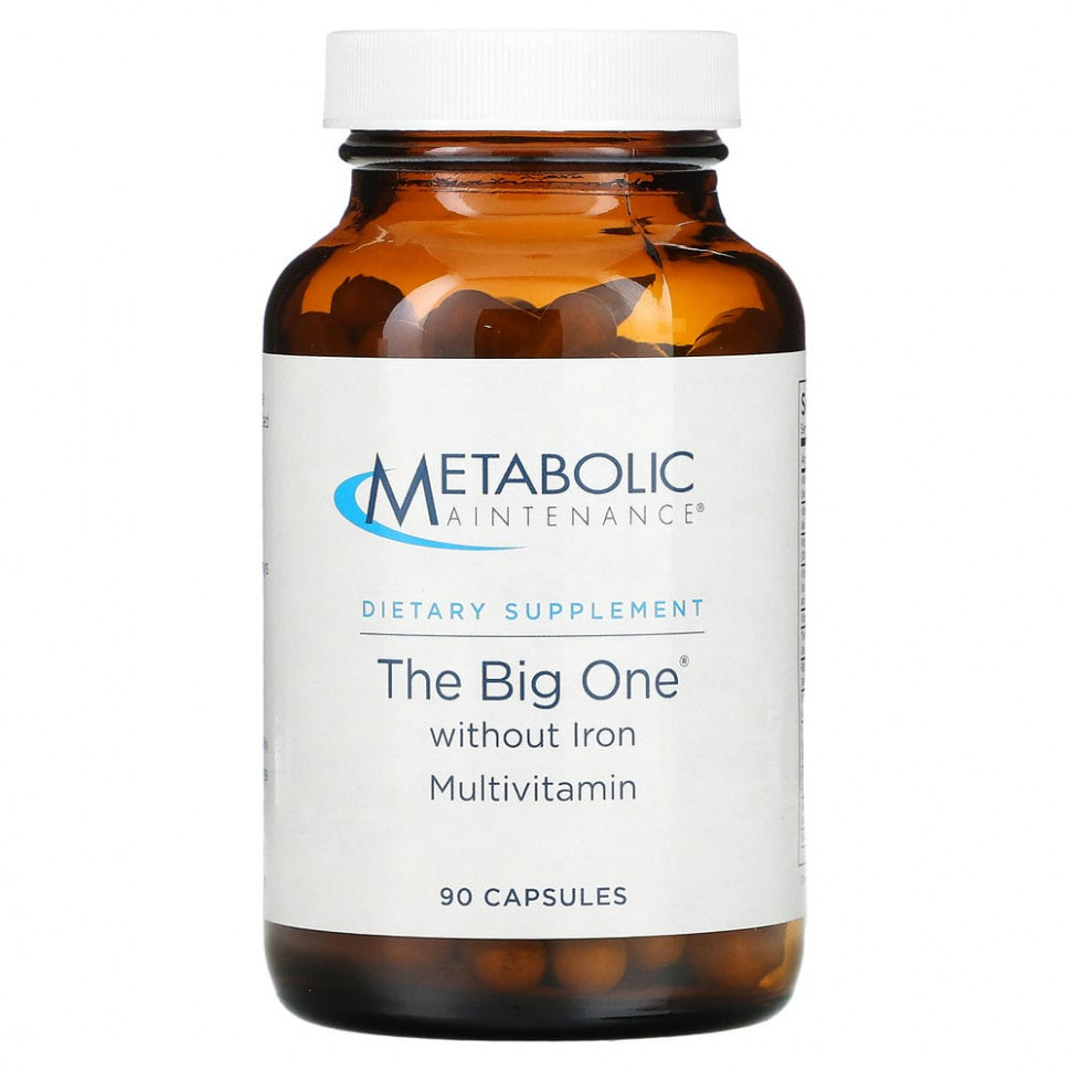 Metabolic Maintenance, The Big One без железа, 100 капсул Метаболик Мэйтнанс MBM-00520