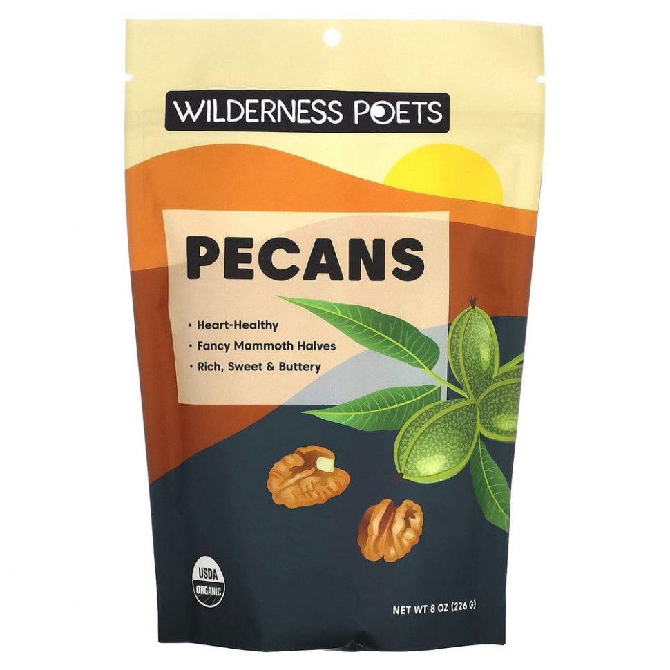Wilderness Poets, Пекан, 226,8 г (8 унций) Вилдернес Поэтс WLP-00620
