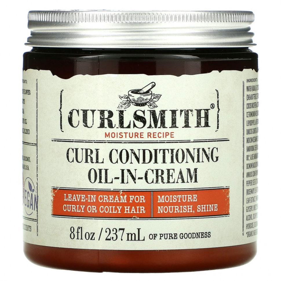 Curlsmith, Кондиционер масло-в-крем для локонов, 237 мл (8 жидк. Унций) CSI-00031