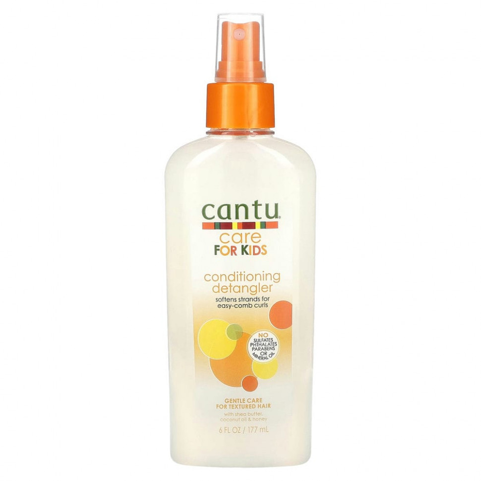 Cantu, Care For Kids, кондиционер для расчесывания волос, 177 мл (6 жидк. Унций) CTU-01544