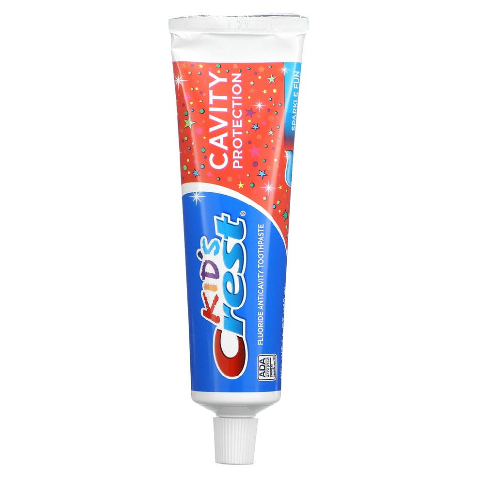 Crest, Kids, Sparkle Fun, детская зубная паста против кариеса с фтором, 130 г (4,6 унции) CRR-00382