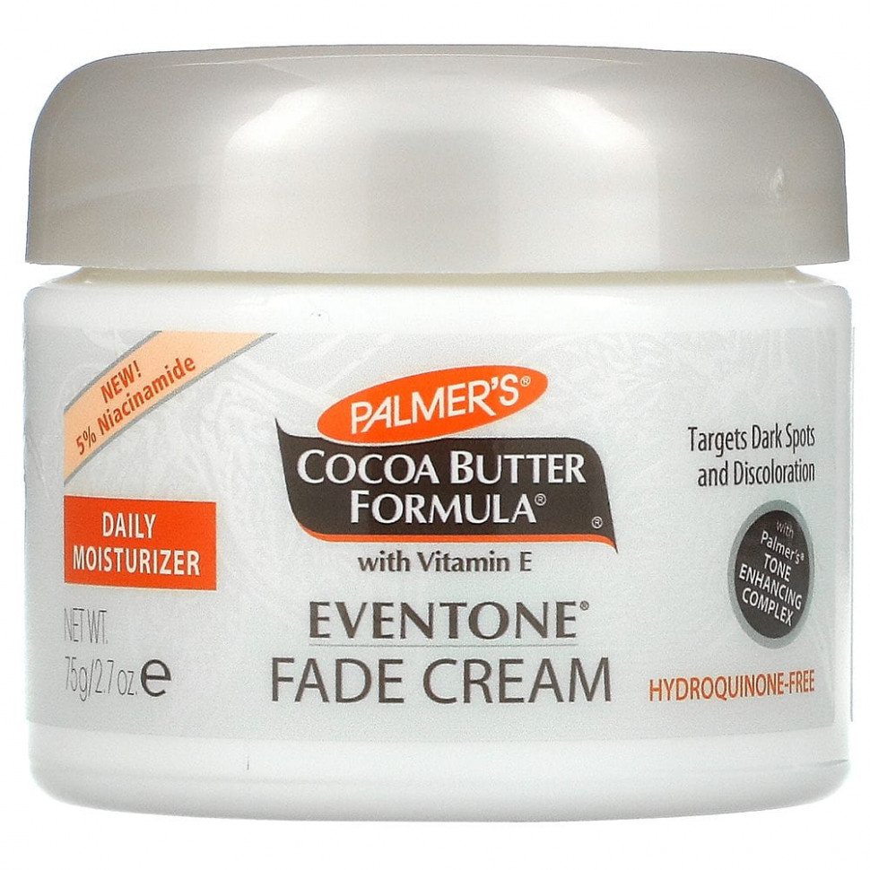 Palmer's, Формула кокосового масла с витамином Е, крем для лица Eventone, 2,7 унции (75 г) Палмерс PAL-04566