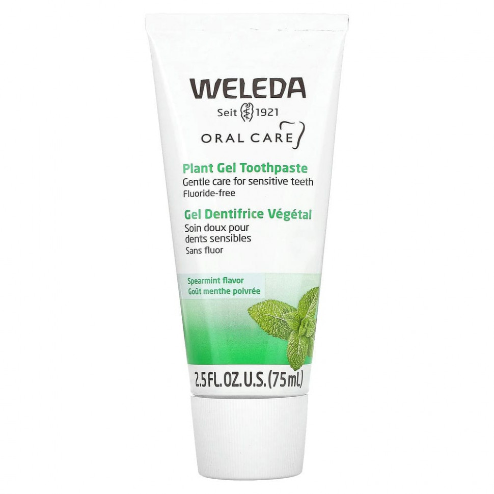 Weleda, Oral Care, гелевая зубная паста с растительными экстрактами, сладкая мята, 75 мл (2,5 жидких унций) Веледа WED-09804