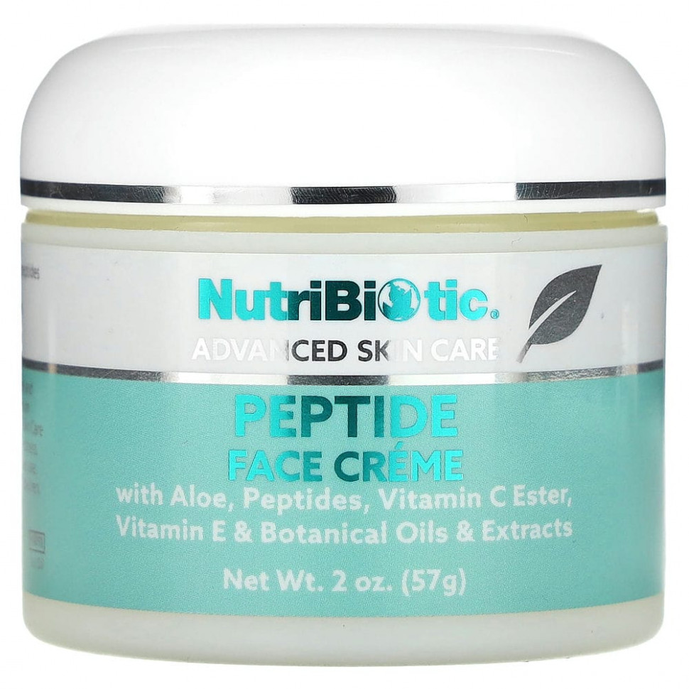 NutriBiotic, Ультраувлажняющий крем для лица с пептидами, 2 унции (57 г) НутриБиотик NBC-01091