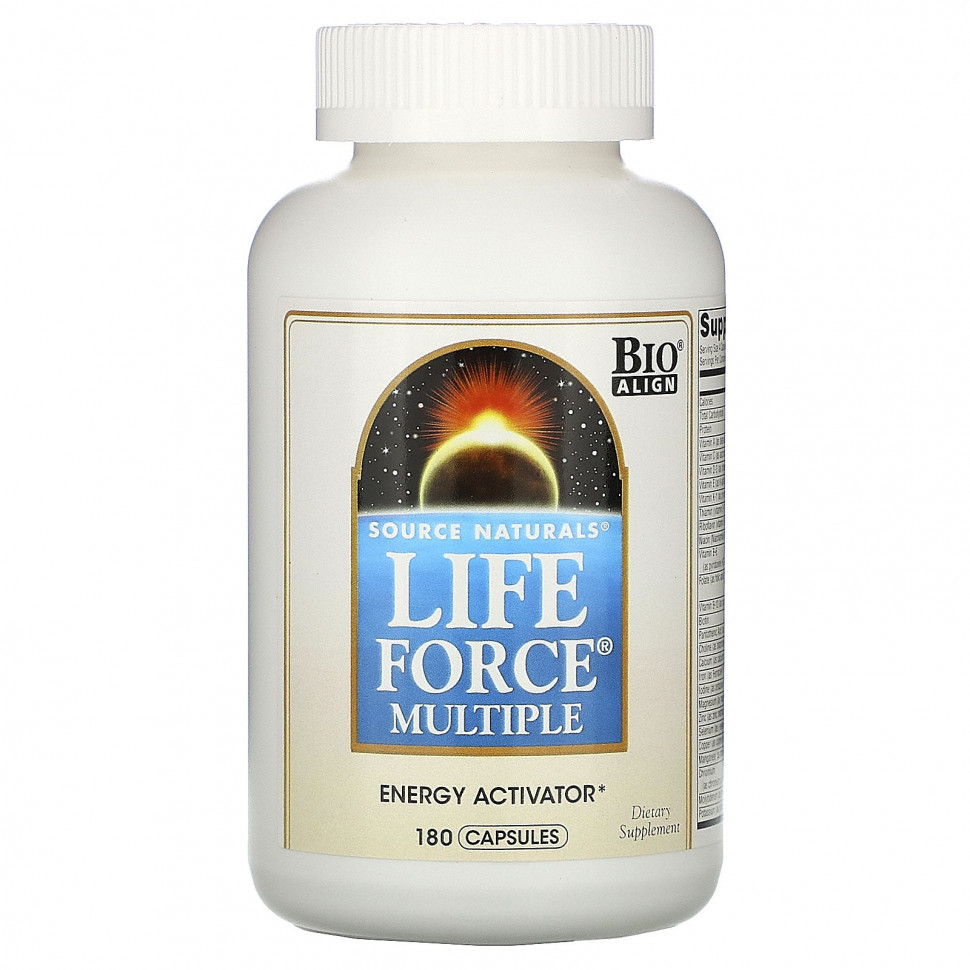 Source Naturals, Life Force Multiple, 180 капсул SNS-01423